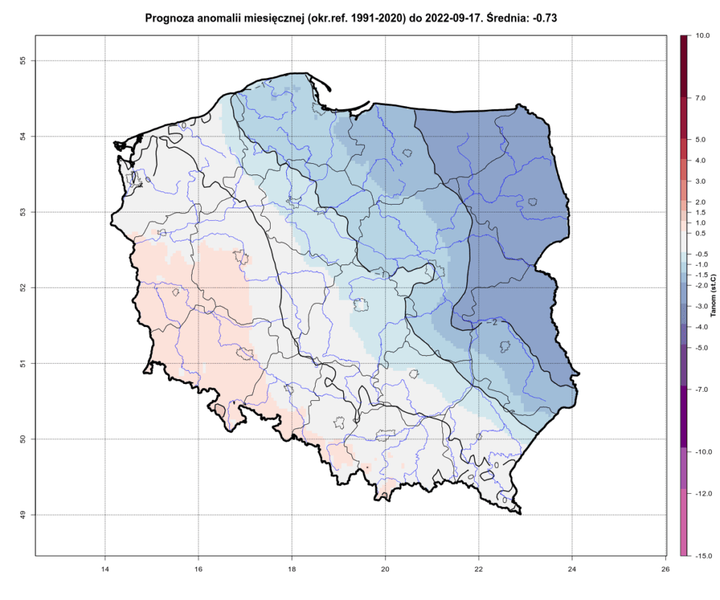 niska temperatura w Polsce