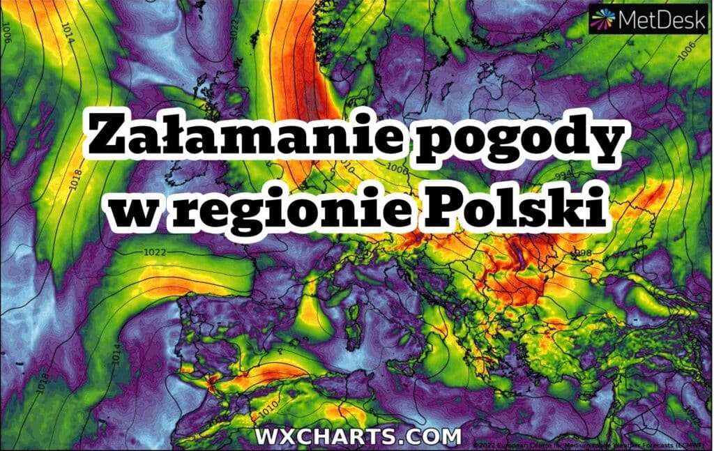 Załamanie pogody blisko Polski. Ulewy, burze i silny wiatr