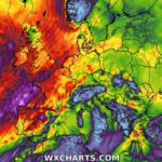 Niż Georgina niesie wichury, ulewy i burze