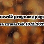 Pogoda na 10 listopada. Prognoza temperatury, opadów, zachmurzenia, wiatru