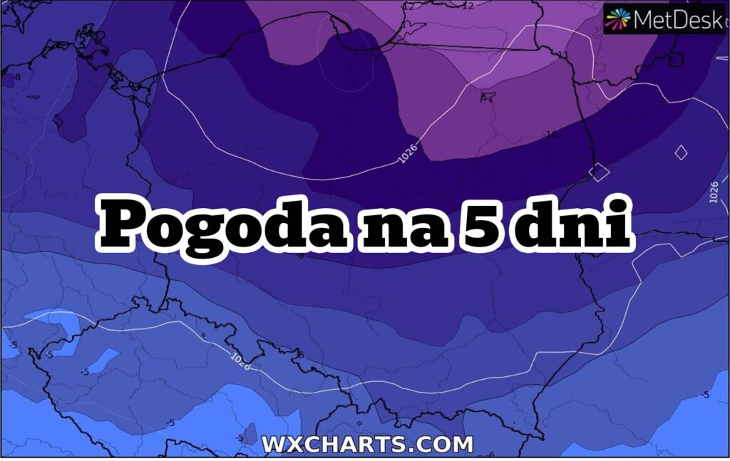 Pogoda na 5 dni dla Polski. Zima, mróz, ochłodzenie, śnieg