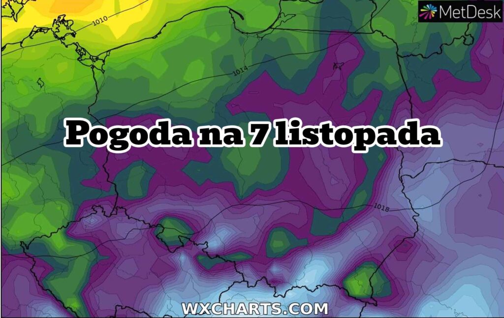 Pogoda na 7 listopada 2022. Front nad Polską