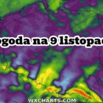Pogoda na 9 listopada. Front, zachmurzenie i opady deszczu. Temperatura w środę