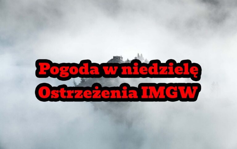Pogoda na niedzielę, mgły i opady marznące. Alerty IMGW