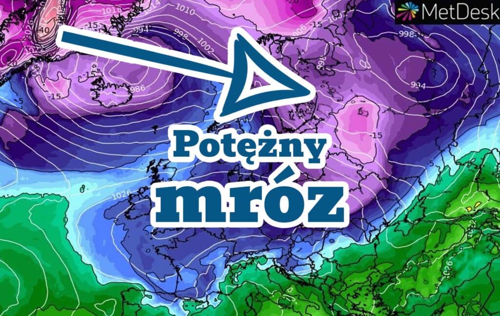 Mróz na wschodzie Europy do -30 stopni. Zima w Polsce