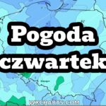 Pogoda na czwartek 12 stycznia 2023. Front przyniesie opady i silny wiatr