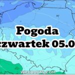 Pogoda na dziś, czwartek 5 stycznia. Opady, wiatr i burze