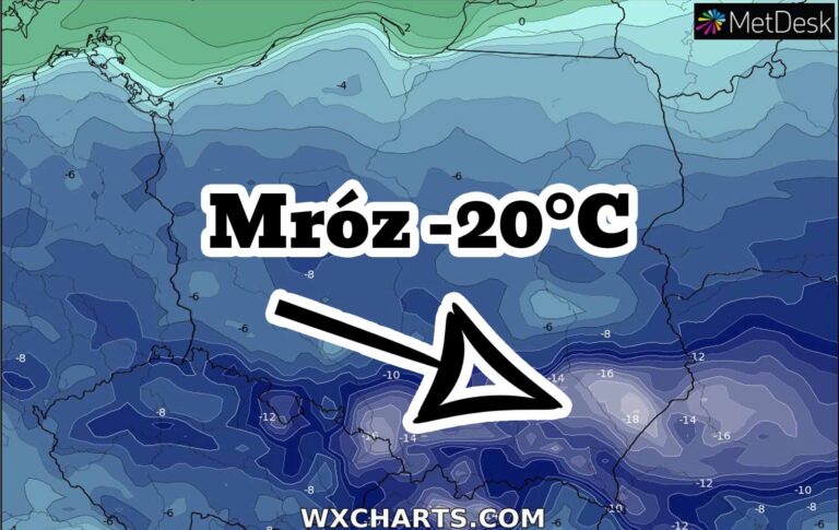 Mróz do -20 w Polsce. Śnieżyca. Zima nie odpuści