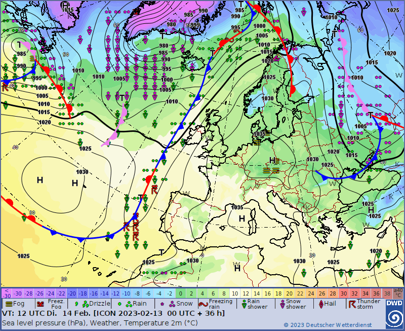Pogoda na wtorek. Sytuacja synoptyczna
