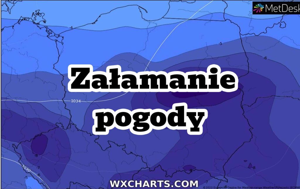 Załamanie pogody w Polsce. Śnieżyca, a później mróz