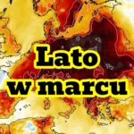 Lato w marcu w Polsce. Wysokie temperatury, ciepło. Wiosna w pełni