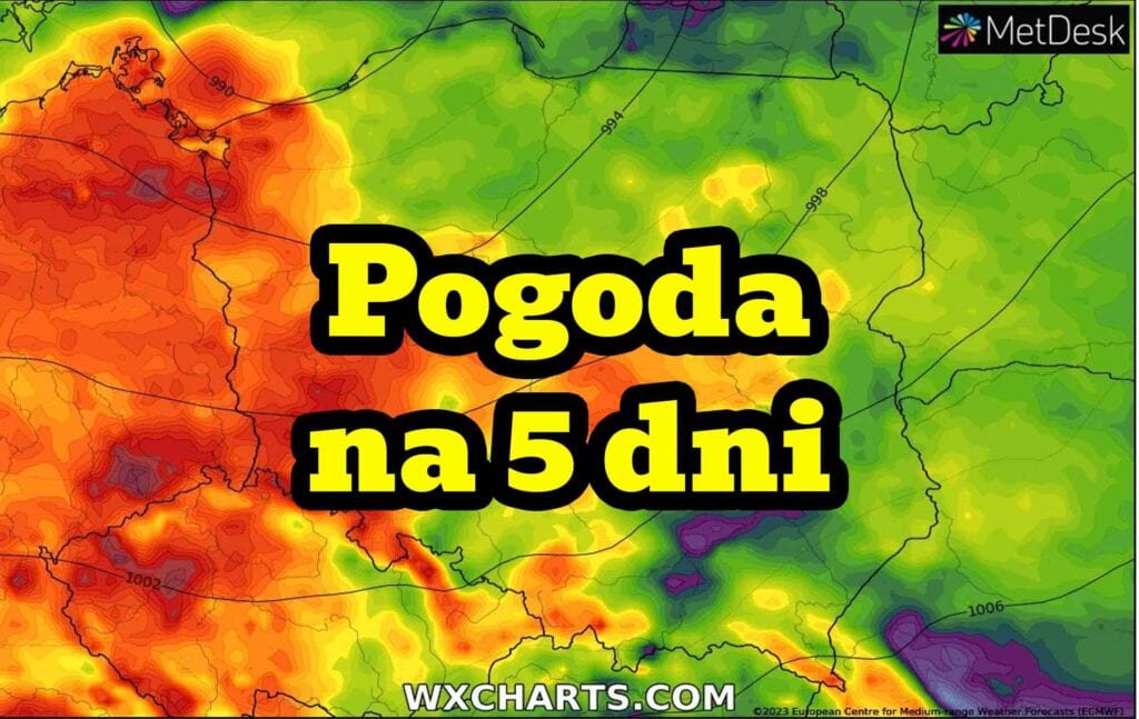 Pogoda na 5 dni dla Polski. Wysokie temperatury i burze