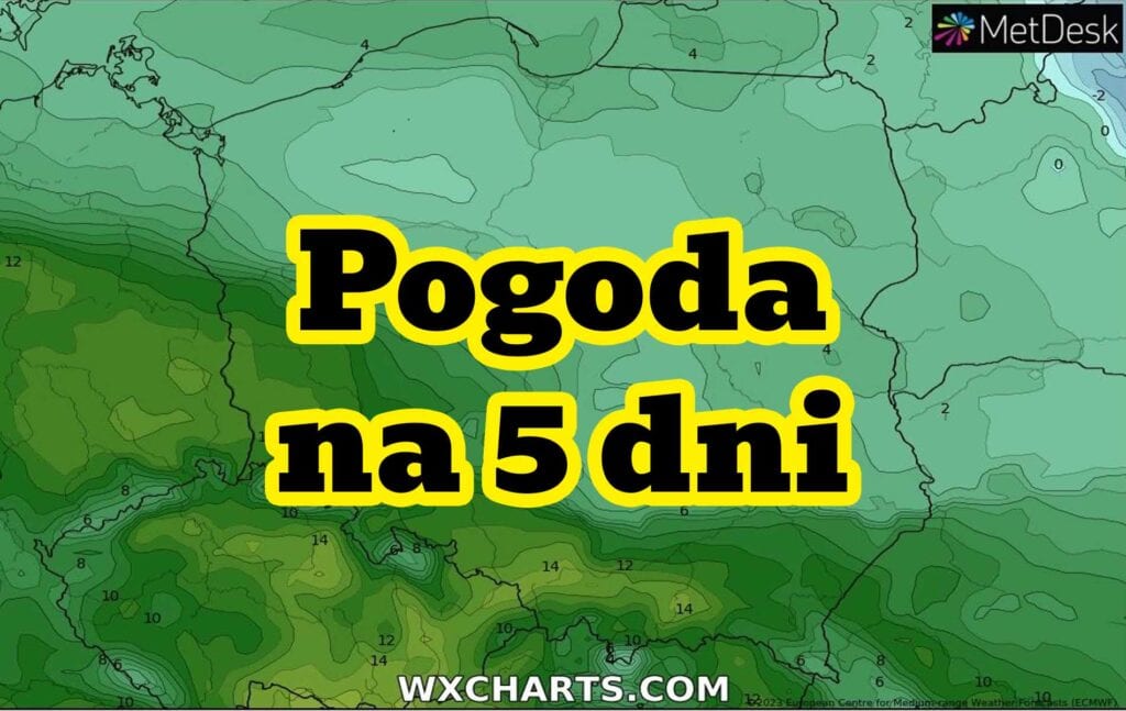 Pogoda na 5 dni dla Polski. Silny wiatr, dynamiczna pogoda i opady