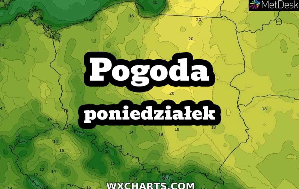 Pogoda na poniedziałek. Front, burze i ochłodzenie w Polsce