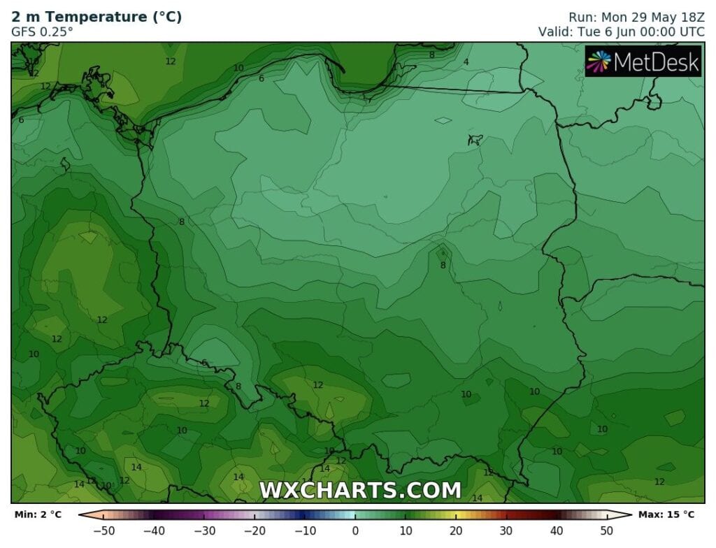 Zamiast upał w Polsce pojawią się kolejne przymrozki?