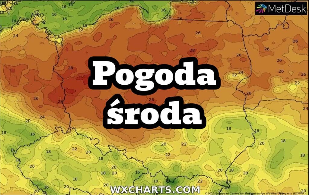Pogoda w środę 7 czerwca 2023. Upał w Polsce i burze