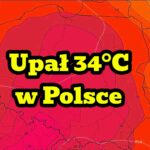 Upał w Polsce do 34 stopni Celsjusza. Fala upałów w kraju