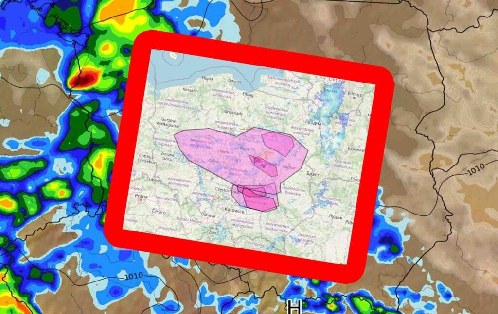 Burze dziś nad Polską 28 lipca 2023. Gdzie jest burza