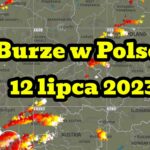 Burze dziś w Polsce. Gdzie jest burza w środę 12 lipca
