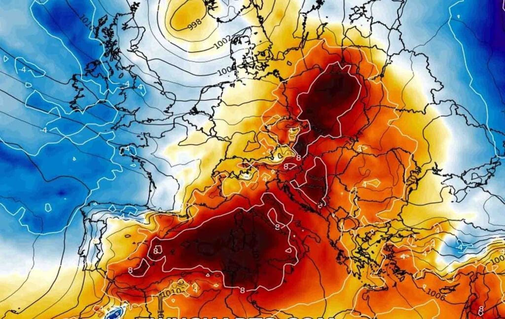 Fala upałów w Europie w lipcu 2023