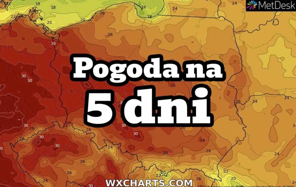 Pogoda na 5 dni dla Polski. Temperatury, wiatr i opady