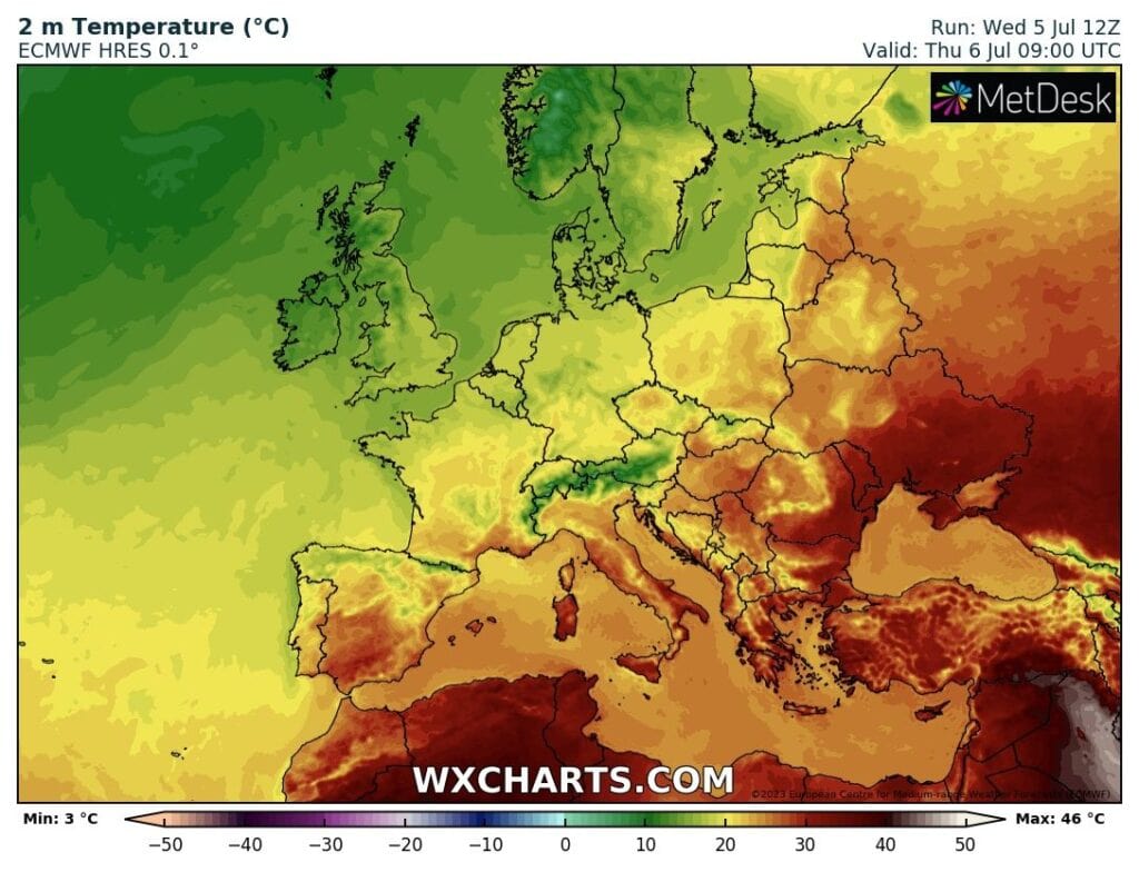 Pogoda przyniosła delikatne ochłodzenie w części Europy