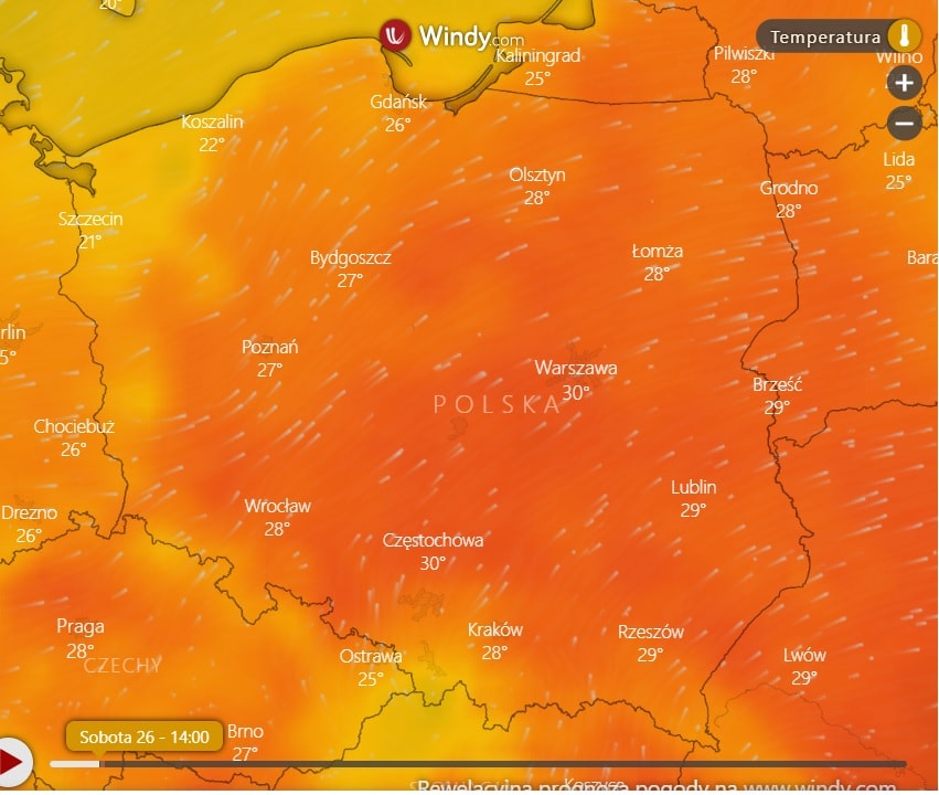 Burze dziś nad Polską. Duża różnica temperatury