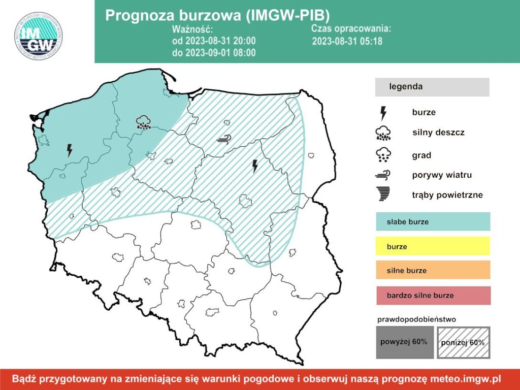 gwałtowne ochłodzenie i pogoda w Polsce