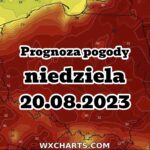 Prognoza pogody na niedzielę 20 sierpnia 2023. Upał i silne burze nie odpuszczą