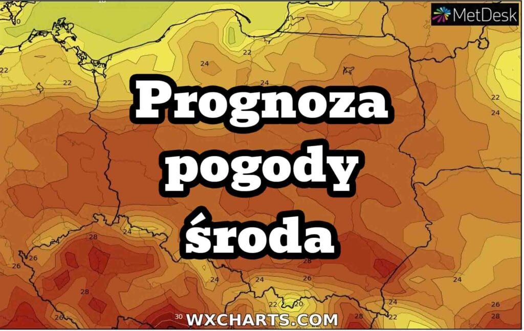 Prognoza pogody na środę 23 sierpnia. Czy wystąpią burze nad Polską