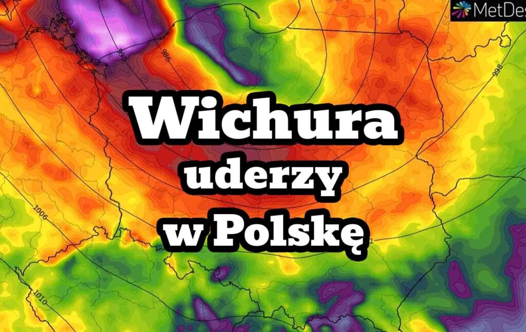 Wichura w Polsce. Wiatr o sile ponad 115 km/h. Alerty IMGW