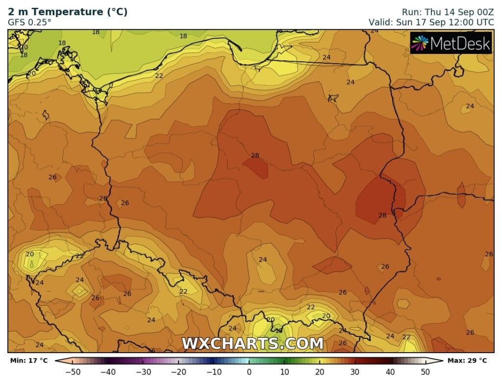 Gorące dni w Polsce w weekend