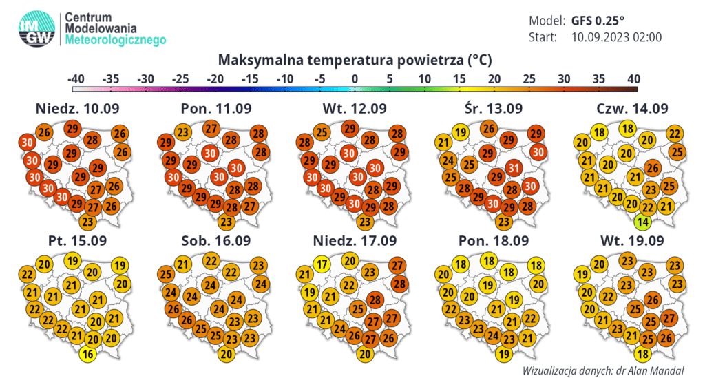 ochłodzenie będzie duże w Polsce