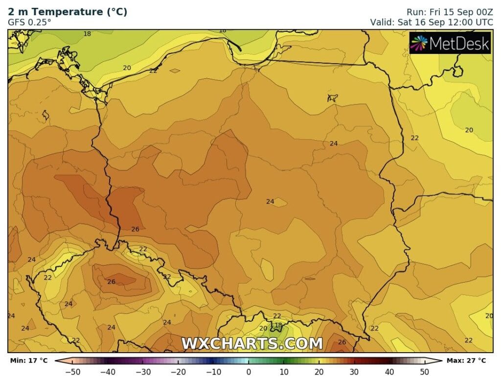Prognoza pogody na sobotę. Powrót lata do Polski