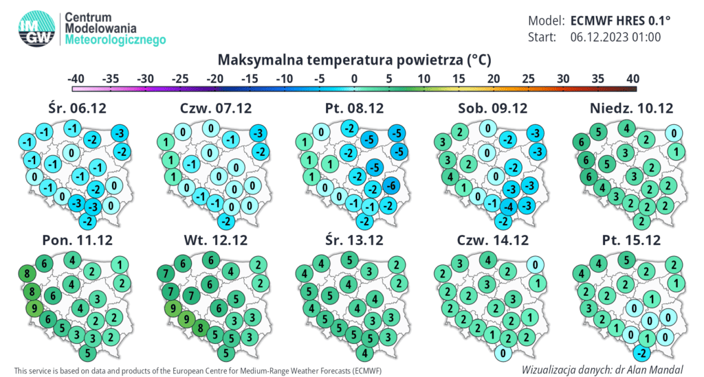 antycyklon ustąpi miejsca