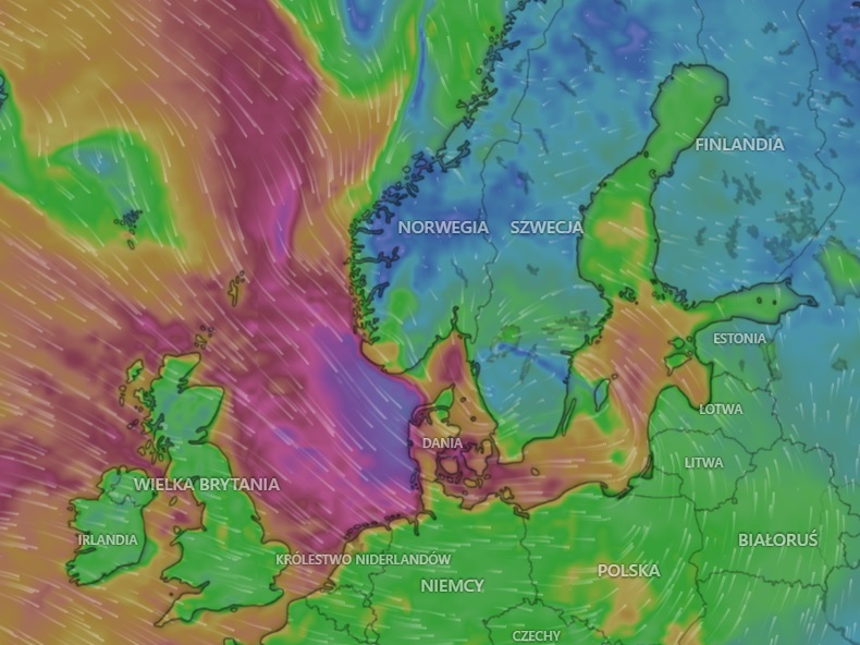 Wichura szaleje w Europie. Niż już nad Skandynawią