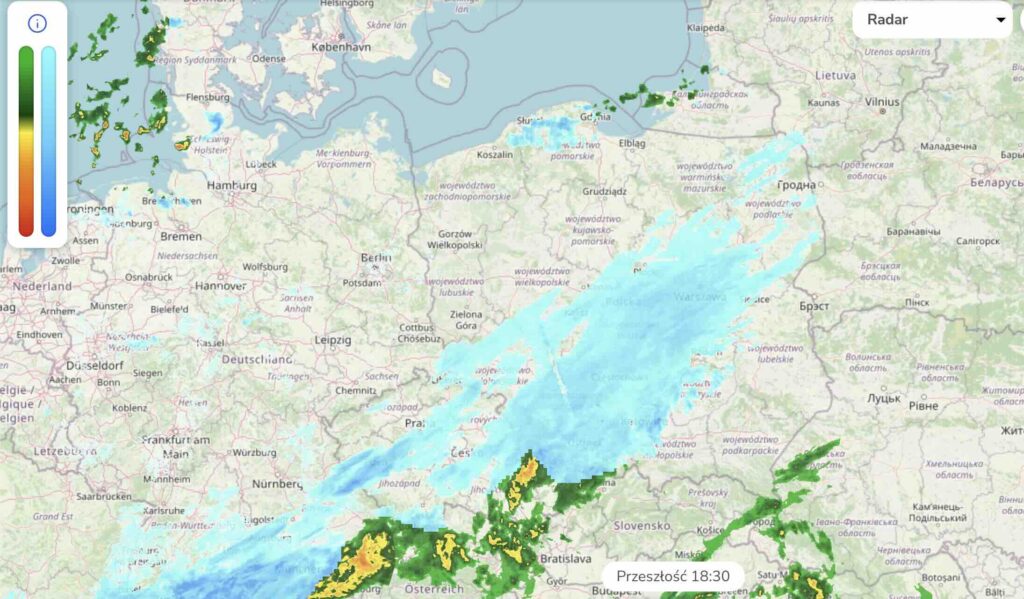 burze śnieżne w kraju