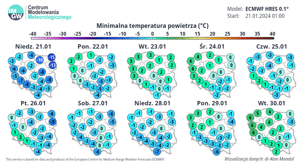 silna odwilż w kraju i topnienie śniegu