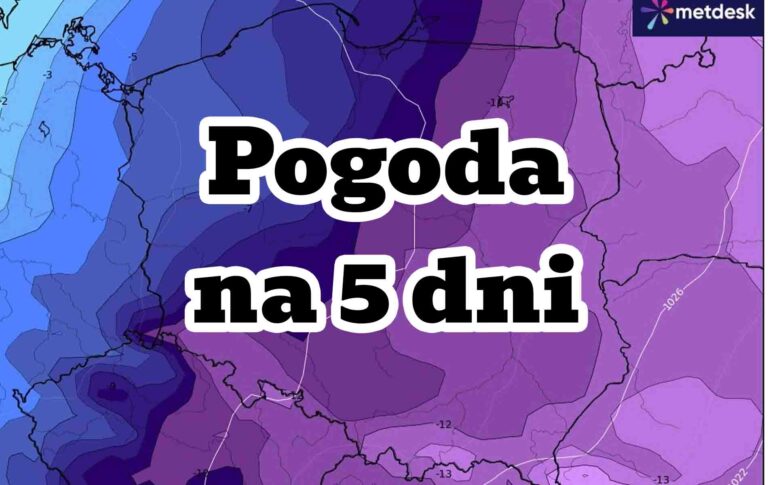 Pogoda na 5 dni dla Polski. Mróz i śnieżyce w kraju. Zima w pełni