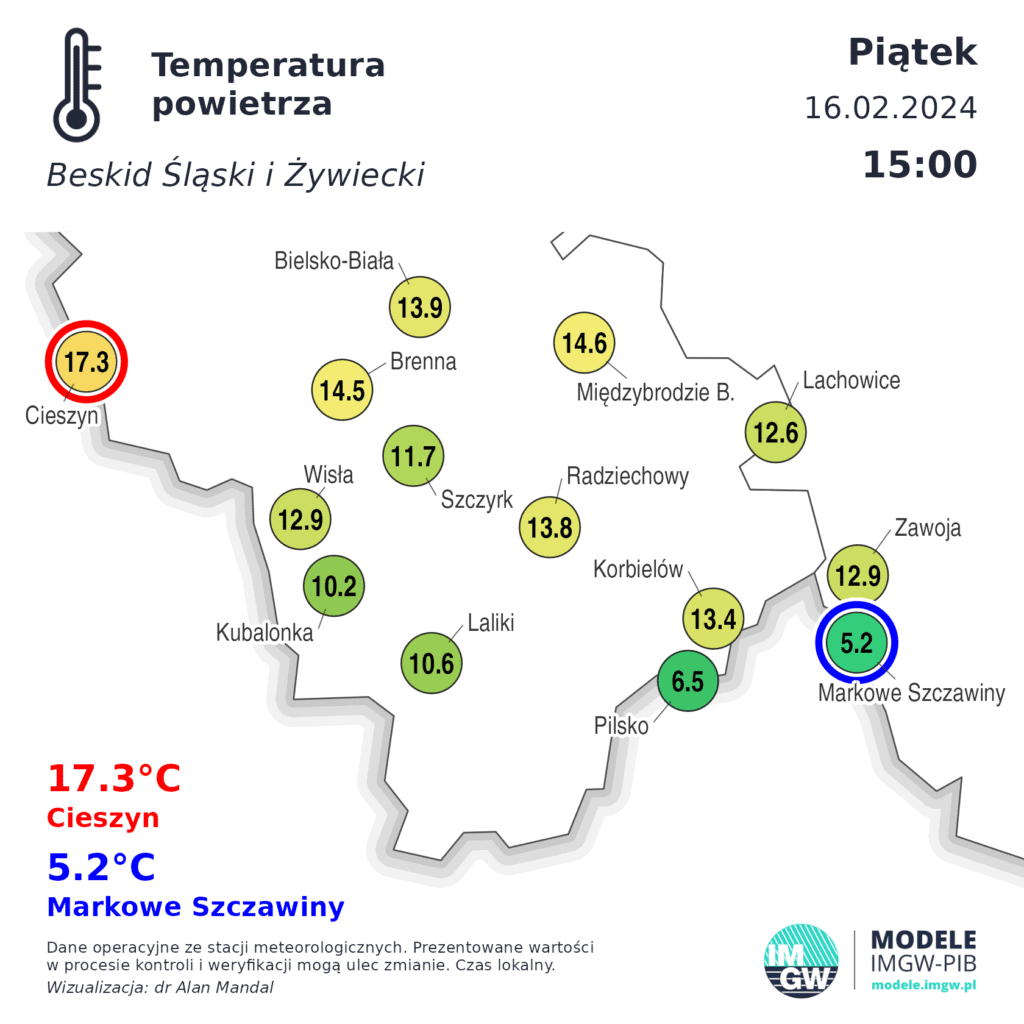 wysoka temperatura w Polsce