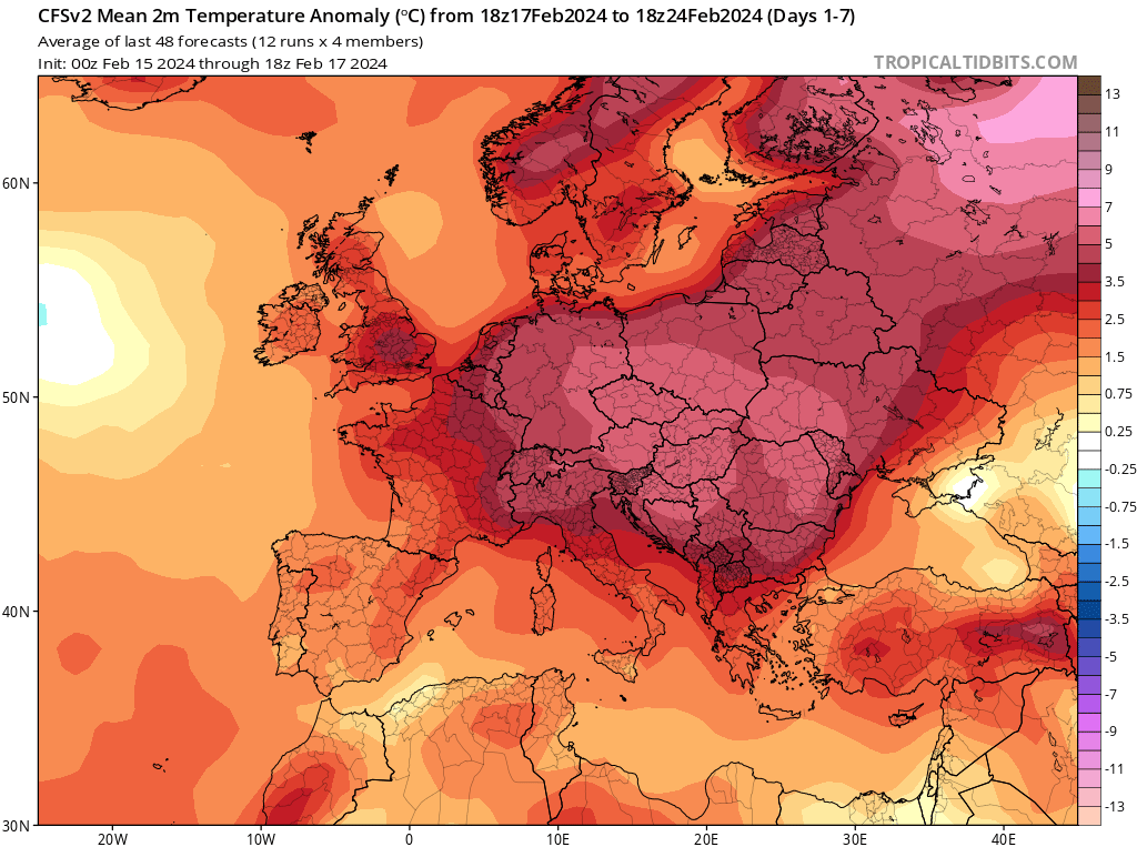 ekstremalna anomalia temperatury w Polsce