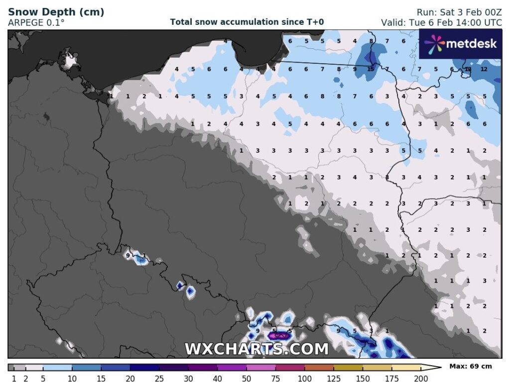 śnieżyce w kraju