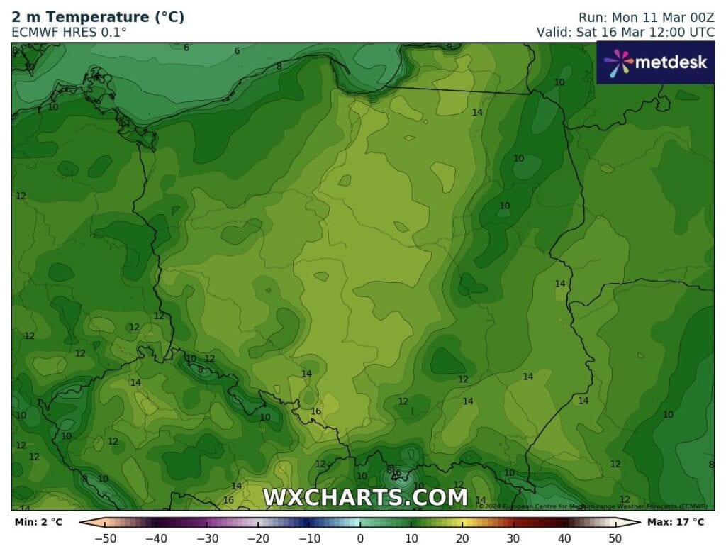 eksplozja ciepła w prognozach