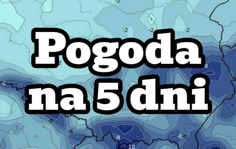 Pogoda na 5 dni dla Polski. Powrót zimy do kraju. Mróz i opady śniegu