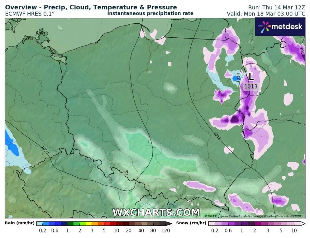 śnieżyca w kraju 