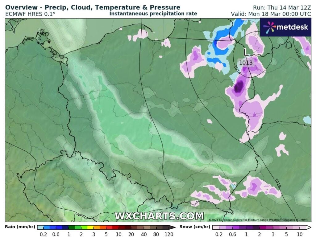 śnieżyca w kraju