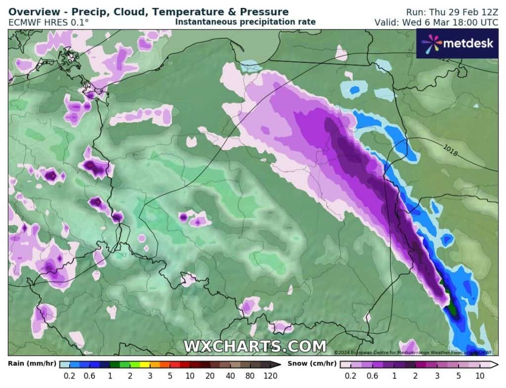 Śnieżyca możliwa w przyszłym tygodniu w Polsce