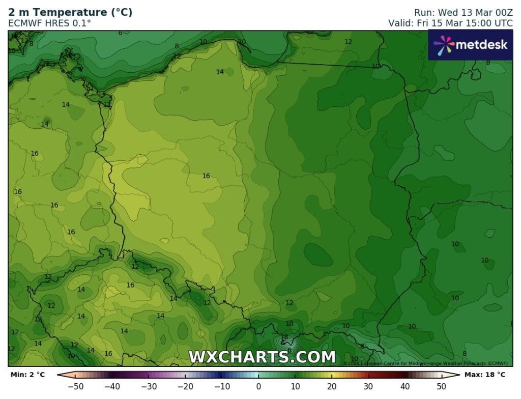 Strzał ciepła pojawi się w Polsce