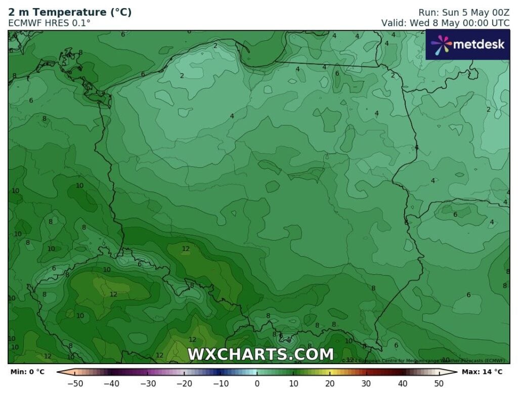 Przymrozki możliwe w Polsce. Ochłodzenie w kraju
