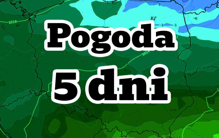 Pogoda na 5 dni dla Polski. Ochłodzenie. Powiew zimy